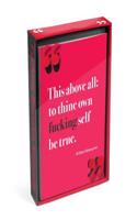 Knock Knock Fucking Quote Notecards