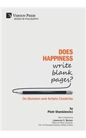 Does Happiness Write Blank Pages? On Stoicism and Artistic Creativity