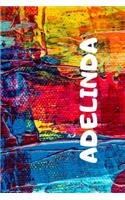 Adelinda: Squared 120-sheet exercise book, size 6x9, personalized gift