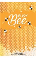 Busy Bee 2020-2021 Weekly Planner