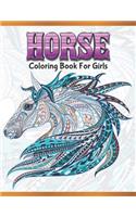 Horse Coloring Book For Girls: Cute Animals: Relaxing Colouring Book - Coloring Activity Book - Discover This Collection Of Horse Coloring Pages