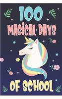 100 Days of School Unicorn Notebook