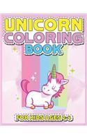 Unicorn Coloring Book for Kids Ages 2-4
