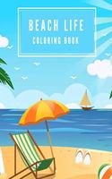 Beach Life Coloring Book