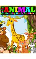 Coloring Animal Activity Book for kids: Coloring Books For Kids Awesome Animals: For Kids Aged 5+