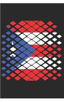 Puerto Rico Notebook: Puerto Rico Notebook - college book - diary - journal - booklet - memo - composition book - 120 sheets - Dot Grid paper 6x9 inch