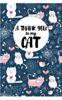 A Thank You To My Cat