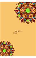 Journal Book: 6 x 9, 100 Pages, Unique Mandala Designs for Cover, Journal, Blank book, Recipe, Planner to Write in Classic Ruled Notebook Diary for Men Women Writ