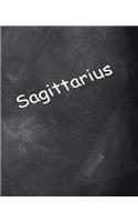 Sagittarius Zodiac Horoscope School Composition Book Chalkboard 130 Pages: (Notebook, Diary, Blank Book)