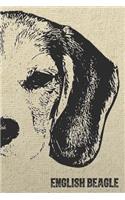English Beagle Notebook: Stylish Lined Notebook for Beagle Lovers(8 Pedigree Prints Dog Breed Notebooks and Journals)