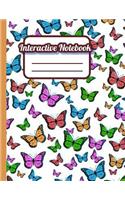 Interactive Notebook: 8.5 X 11 Blank Inb Composition Book: Pre-Made Table of Contents, Numbered Pages, Sketch Paper (Left Output Side), Wide Ruled (Right Input Side) Glos