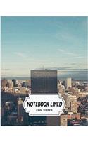 Notebook Lined City Scape: Notebook Journal Diary