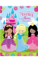 Things Above Bible Coloring Book for Girls