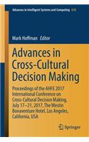 Advances in Cross-Cultural Decision Making