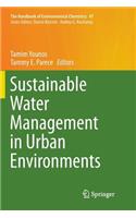 Sustainable Water Management in Urban Environments