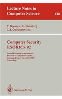 Computer Security - Esorics 92