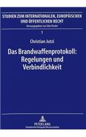 Das Brandwaffenprotokoll: Regelungen Und Verbindlichkeit