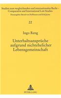 Unterhaltsansprueche Aufgrund Nichtehelicher Lebensgemeinschaft