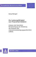 Zur Leistungsfaehigkeit Von Finanzintermediaeren