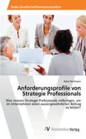 Anforderungsprofile von Strategie Professionals