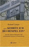 "... kehrte ich bei Hempel ein"