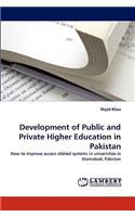 Development of Public and Private Higher Education in Pakistan