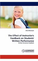 The Effect of Instructor's Feedback on Students' Written Performance