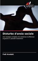 Disturbo d'ansia sociale