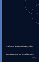 Studies of functional text quality