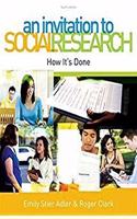 INVITATION TO SOCIAL RESEARCH : HOW IT'S DONE, 5TH EDITION