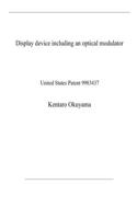Display device including an optical modulator: United States Patent 9983437