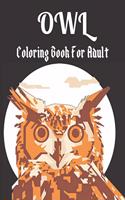 Owl Coloring Book for Adult