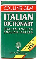 Italian-English, English-Italian Dictionary