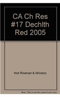 CA Ch Res #17 Dechlth Red 2005