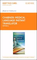 Medical Language Instant Translator - Elsevier eBook on Vitalsource (Retail Access Card): Medical Language Instant Translator - Elsevier eBook on Vitalsource (Retail Access Card)