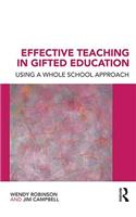 Effective Teaching in Gifted Education