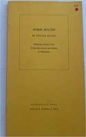 Tensor Analysis