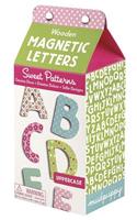 Sweet Patterns Uppercase Letters Wooden Magnetic Set