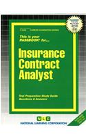 Insurance Contract Analyst: Passbooks Study Guide