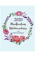2020 Weekly Planner with Bible Quotes - Une semaine par page