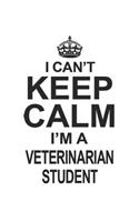 I Can't Keep Calm I'm A Veterinarian Student