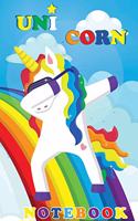 uni corn notebook: for kids and adult a funny unicorn & rainbow notebook ruled line book for planning