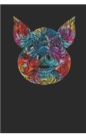 Ethnic Pig Color: Pigs Notebook, Blank Lined (6 x 9 - 120 pages) Animal Themed Notebook for Daily Journal, Diary, and Gift