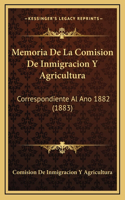 Memoria De La Comision De Inmigracion Y Agricultura: Correspondiente Al Ano 1882 (1883)