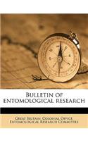 Bulletin of Entomological Research Volume V. 7 1916/1917