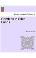 Rambles in Bible Lands.