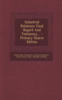 Industrial Relations: Final Report and Testimony...