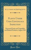 Plants Under USDA Continuous Inspection