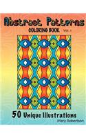 Abstract Patterns Coloring Book: 50 Unique Illustrations