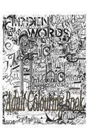 Hidden Words: Adult Colouring Book(English)